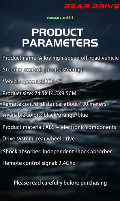 Fast RC Monster Truck | 1:16 Scale, 20KM/H