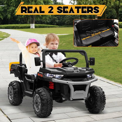 24V Ride-On UTV Truck with Dump Bed | 2-Seater