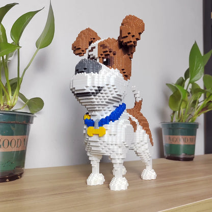 Micro Block Dog Building Set – 1500+ Pcs