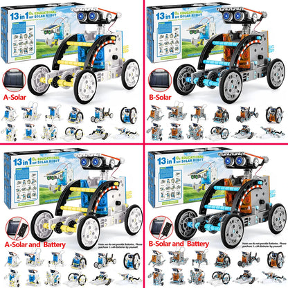 13-in-1 Solar Robotics Kit for Kids