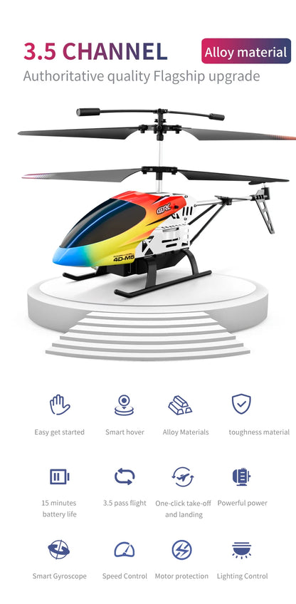Metal RC Helicopter with Altitude Hold