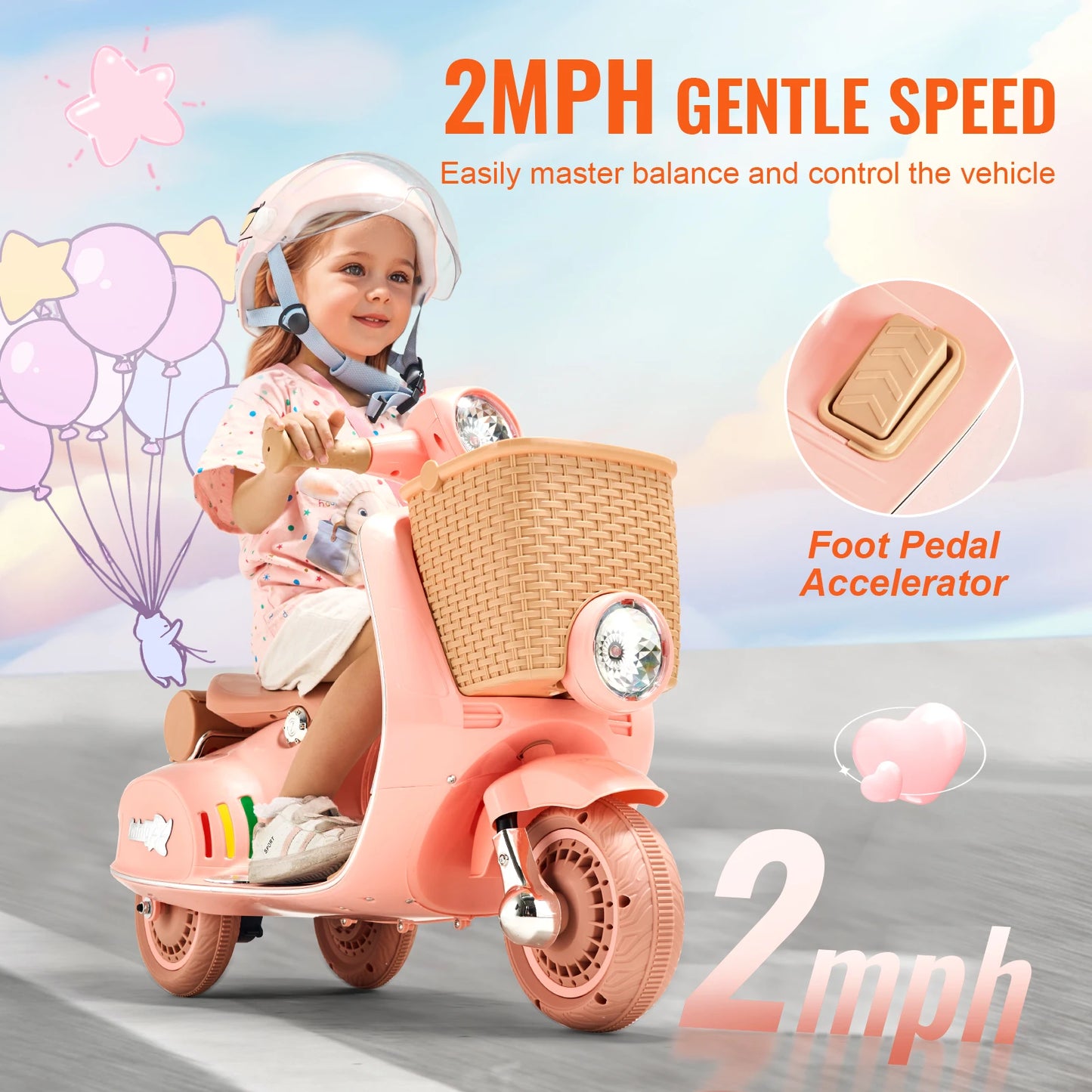12V Electric Ride-On Scooter