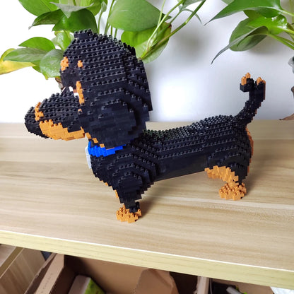Micro Block Dog Building Set – 1500+ Pcs