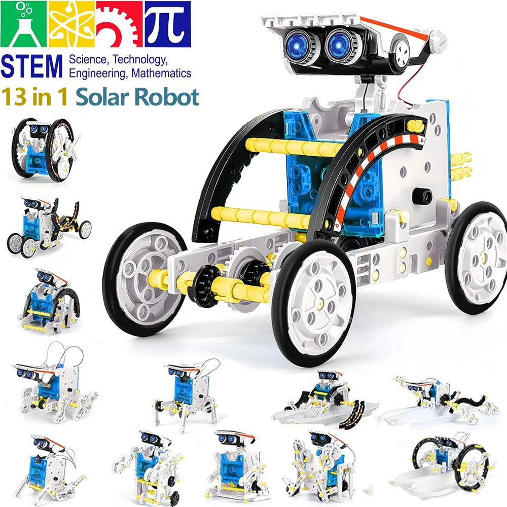 13-in-1 Solar Robotics Kit for Kids
