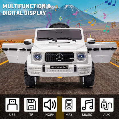 12V Mercedes G63 Electric Ride-On for Kids