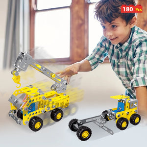 180-Piece Vehicle Construction Set