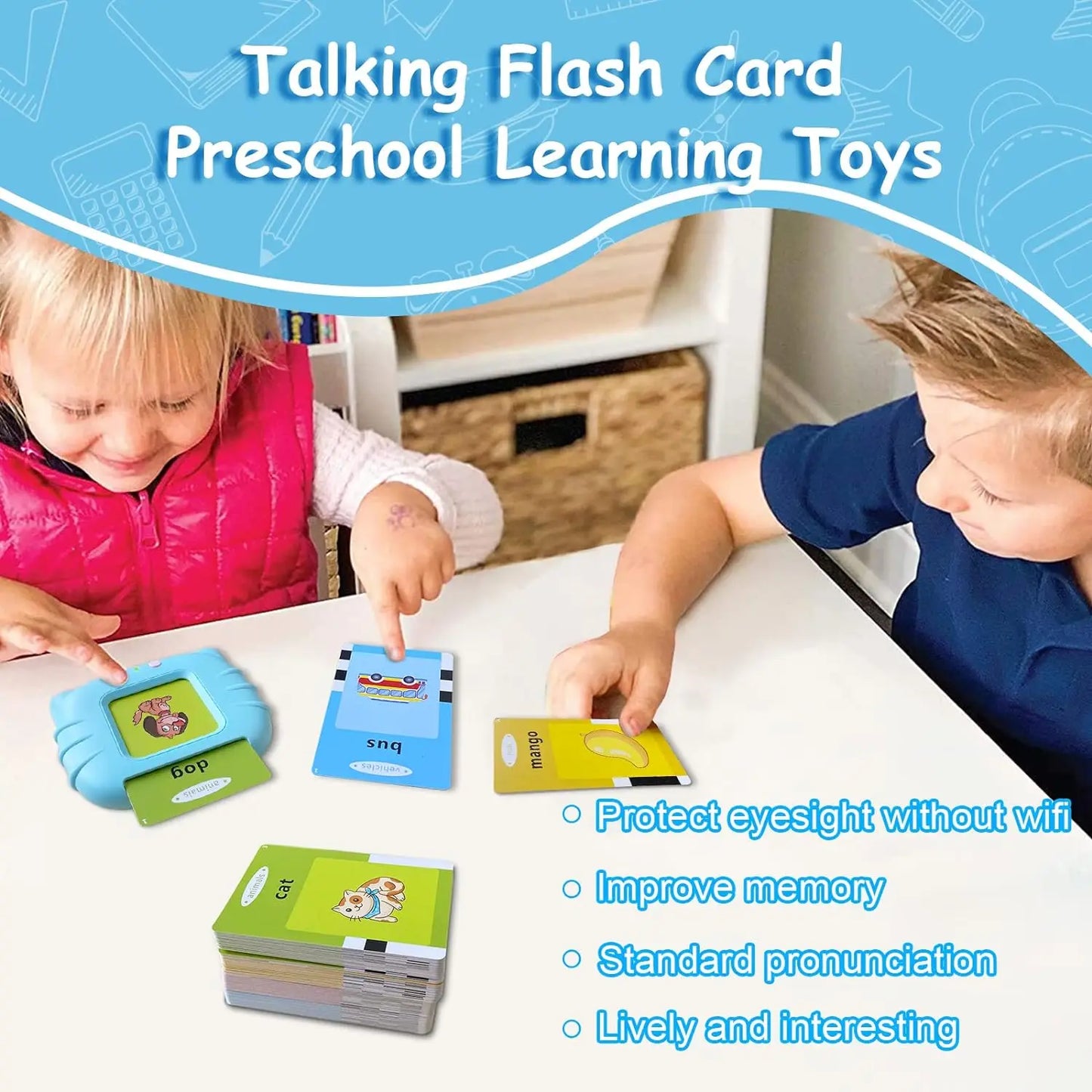 Kids Flashcard Reader – Learn Words with Sound
