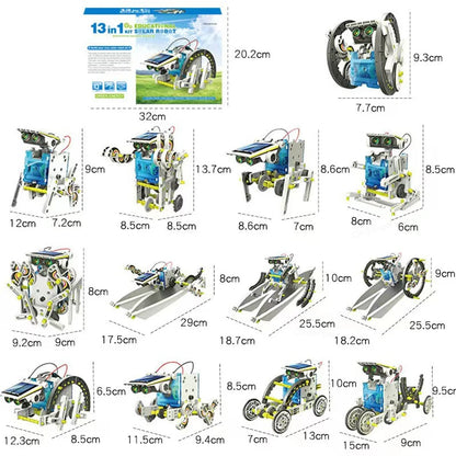 13-in-1 Solar Robotics Kit for Kids